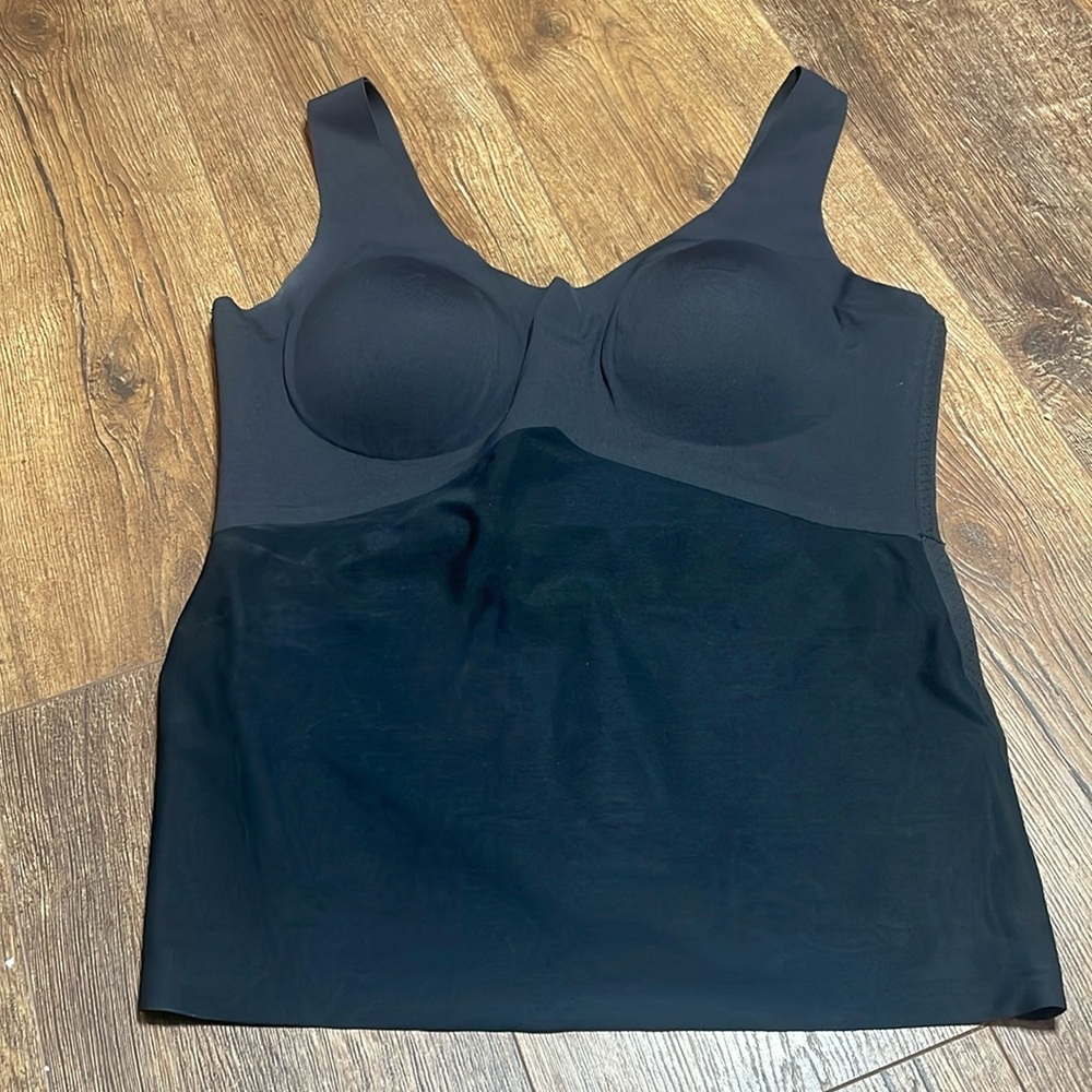 HONEYLOVE liftwear tank size extra large sculpt wear pit2pit 16 black.